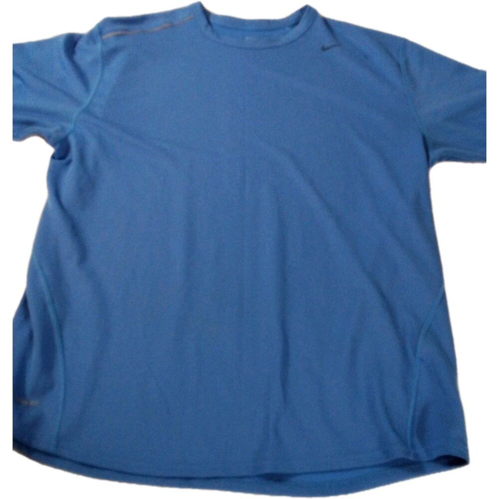 Men's Blue Nike XXL Lightweight Nike  Fit‎  shirt Very Worn See Photographs